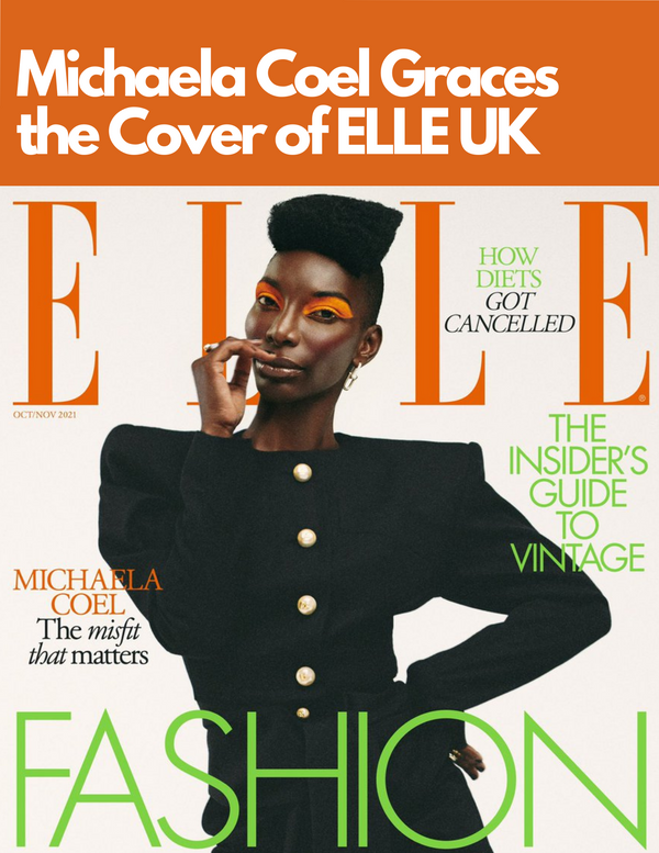 Michaela Coel Covers the October Issue of ELLE UK