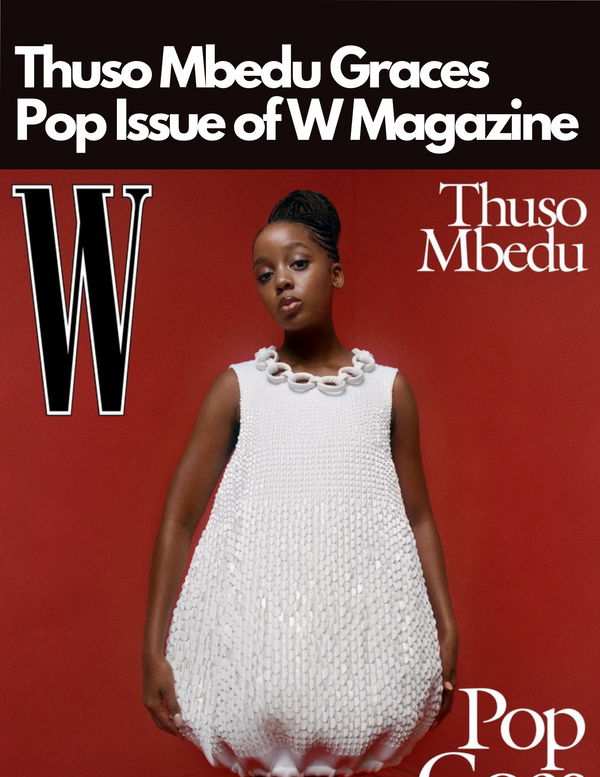 Thuso Mbedu Graces W Magazine's Pop Issue Cover