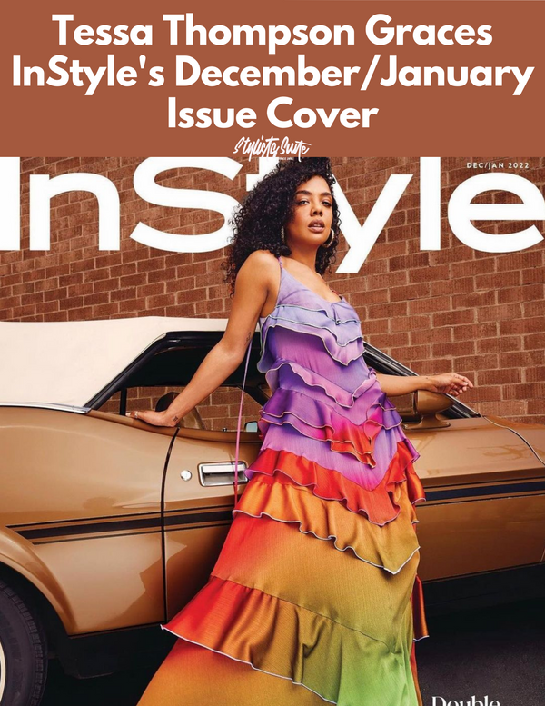 Tessa Thompson Covers Instyle's Double Fashion Issue