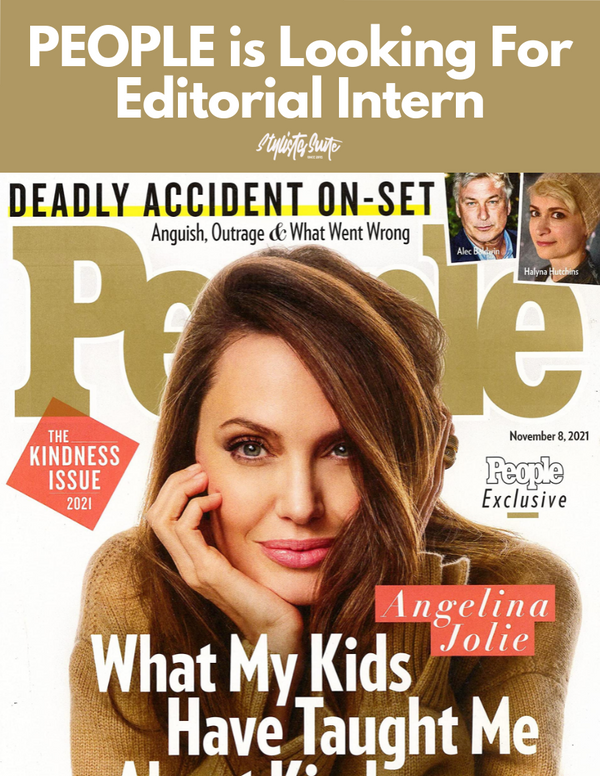 PEOPLE Magazine Dropped 2021 People of The Year Issue & Opening for An Editorial Intern