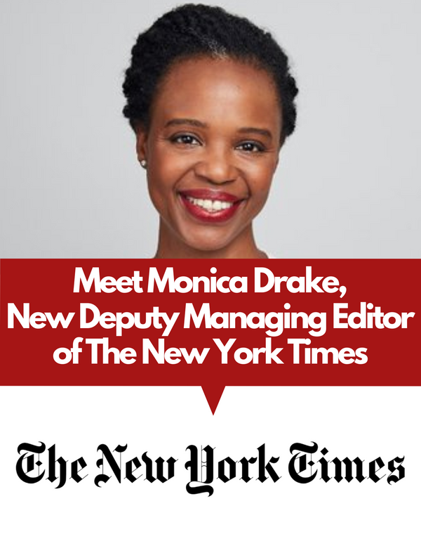 Introducing  Monica Drake, New Deputy Managing Editor of The New York Times