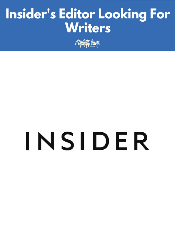 Insider's Health and Parenting Editor Looking For Writers