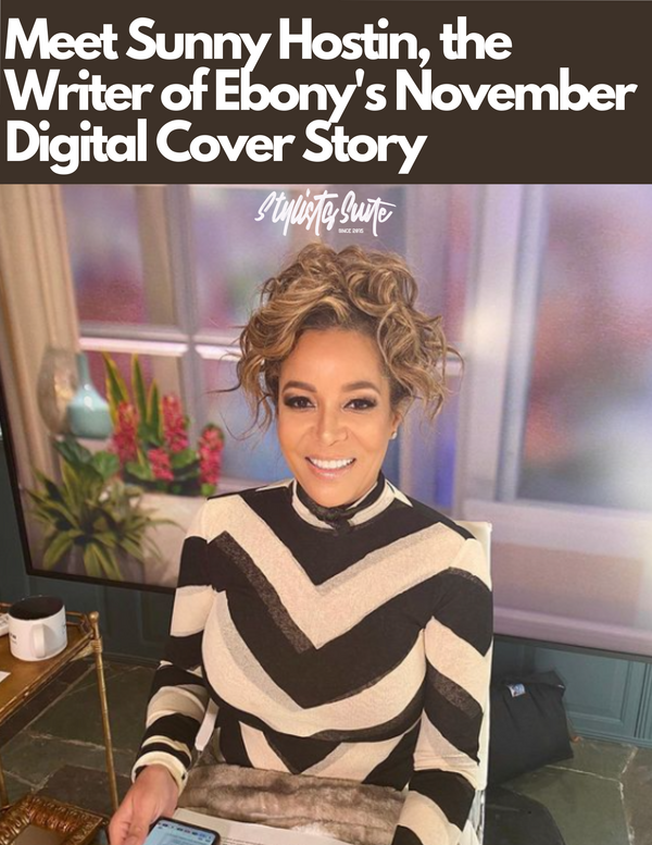 Sunny Hostin, the Writer of Ebony's November Digital Cover Story