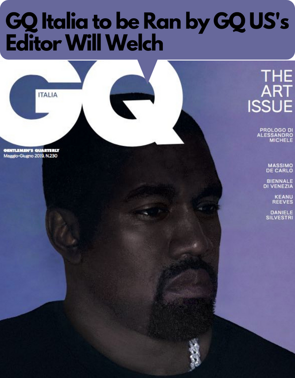 GQ Italia's EIC Steps Down and GQ US's EIC Steps Up