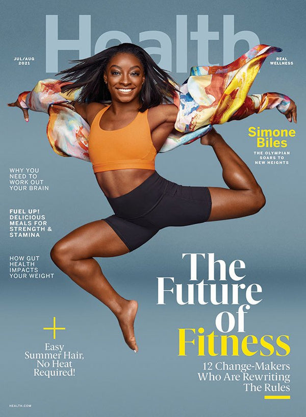 Simone Biles Is Prioritizing Her Mental Health While Training for The Olympics as the Cover of Health Magazine
