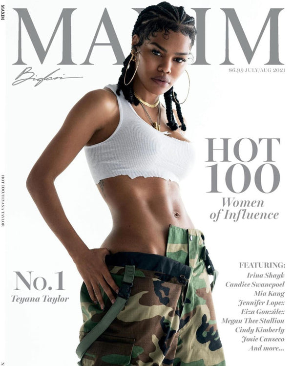 Teyana Taylor is Maxim's First Black Sexiest Woman Alive Cover.